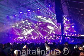 Rockestra rock symphony concert in Malta