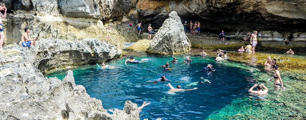 Swimming in Malta