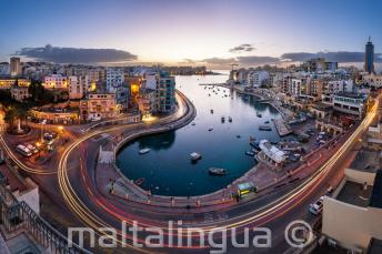 Students love practicing the English they've learned around the bay in the evenings.