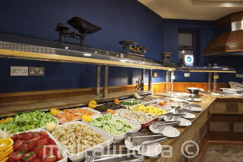 Buffet dining area of the junior school residence