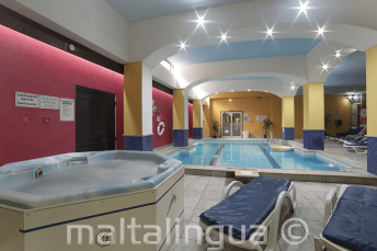 The indoor pool at our junior school residence