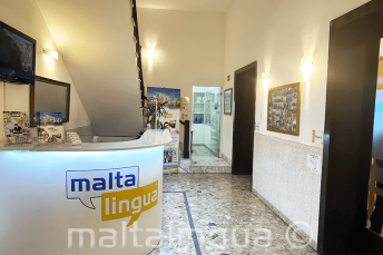 Malta English language school reception