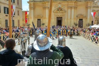 Battle re-enactment at Medieval Mdina