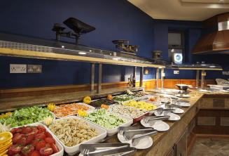 Buffet dining area of the junior school residence