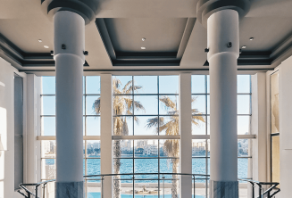 Swimming pool on the roof with bar, Malta