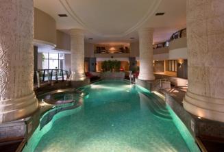 Indoor swimming pool and spa at a hotel in St Julians, Malta