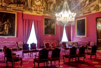 A state room in palace in Valletta