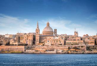 View of Valletta from the Sliema Ferry
