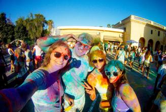 Holi color party in St Julian's