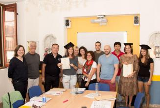 Student who have successfully completed an English course with us.