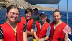 Summer boat trip